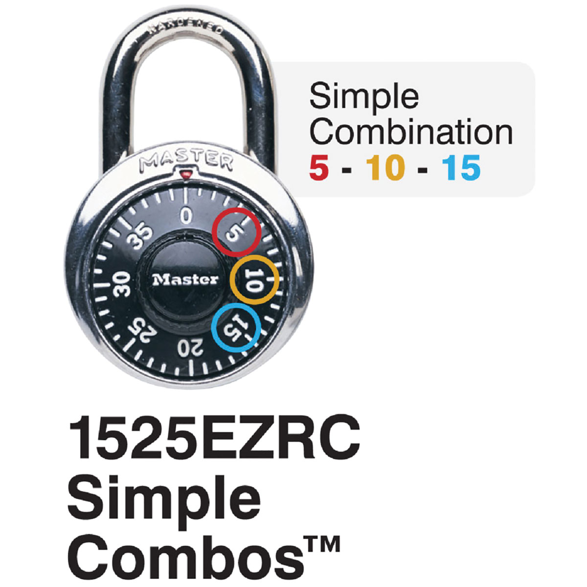 MasterLock Simple Combos™ Lock