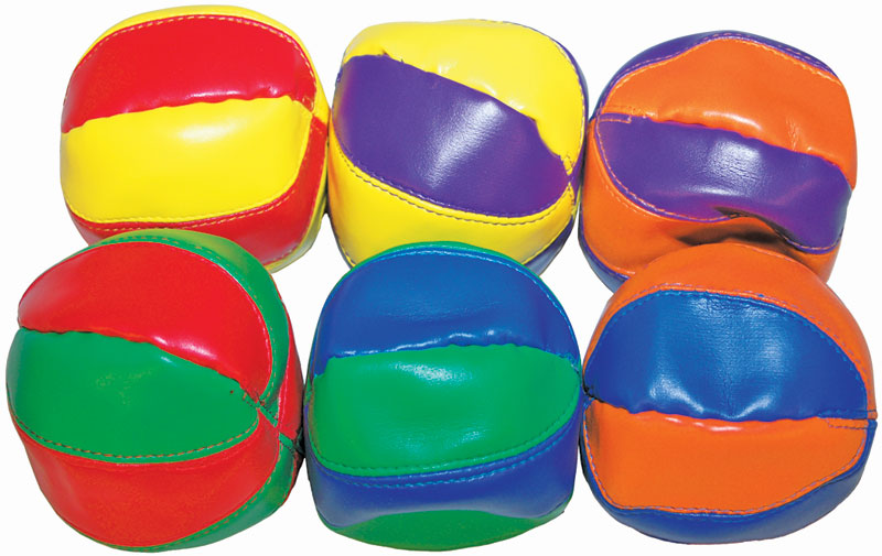 Vinyl Bean Bag Ball set of 6