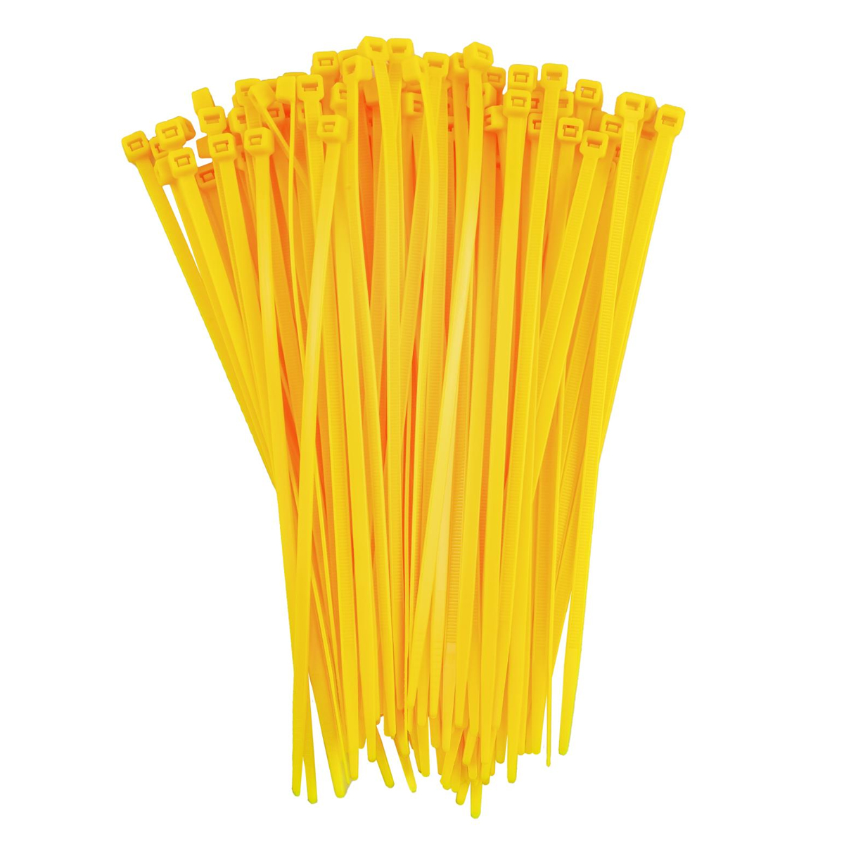19" Yellow Ties (Box of 100) for Polycap Fence Top Tubing
