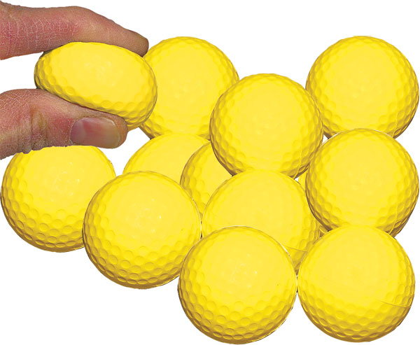 Yellow Foam Practice Golf Balls