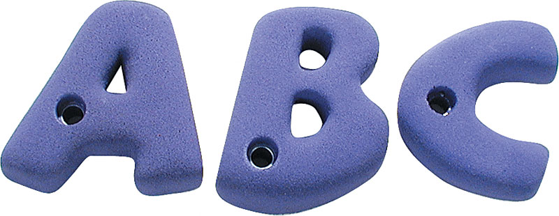Groperz Alphabet Climbing Holds