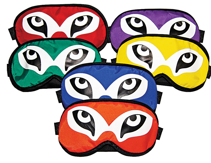 Wolf Eye Blindfolds 6-Color set of 6