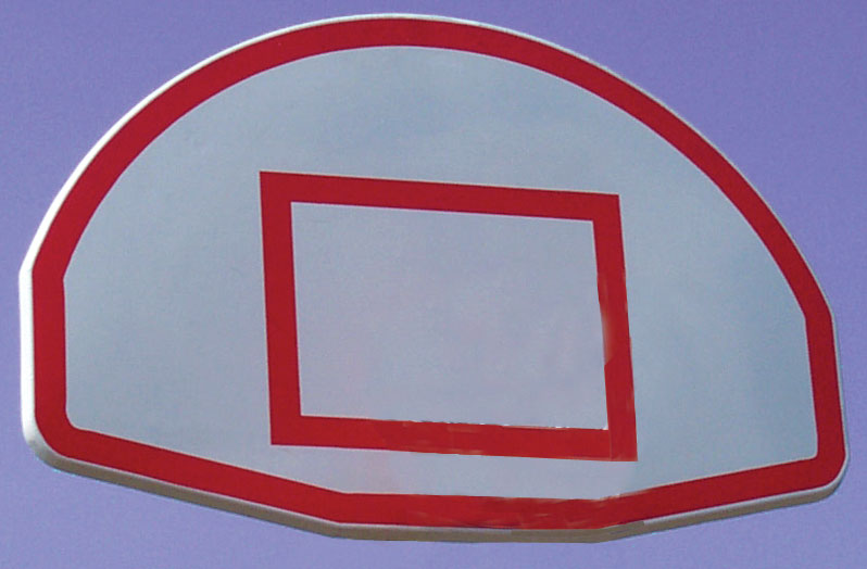 Basketball Backboard Shooter's Square and Border Add On
