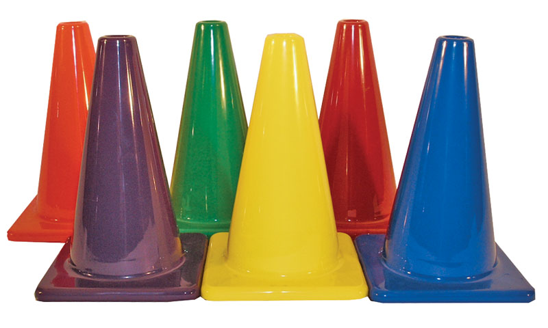 6-Color Set 12" Vinyl Cones