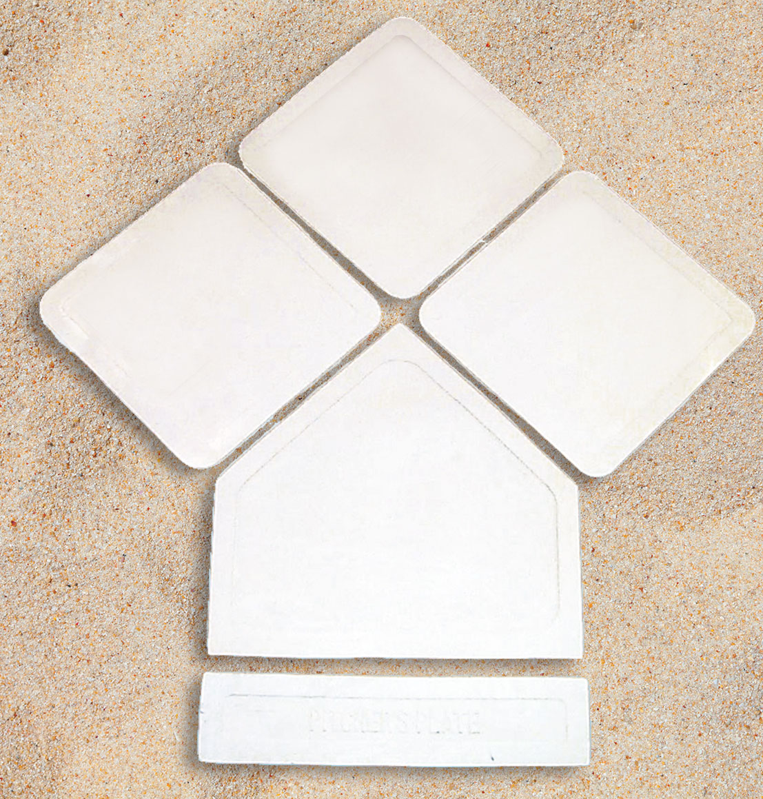 Rubber Throw Down Bases