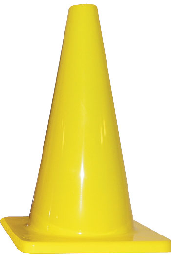 Yellow 18" Vinyl Cone
