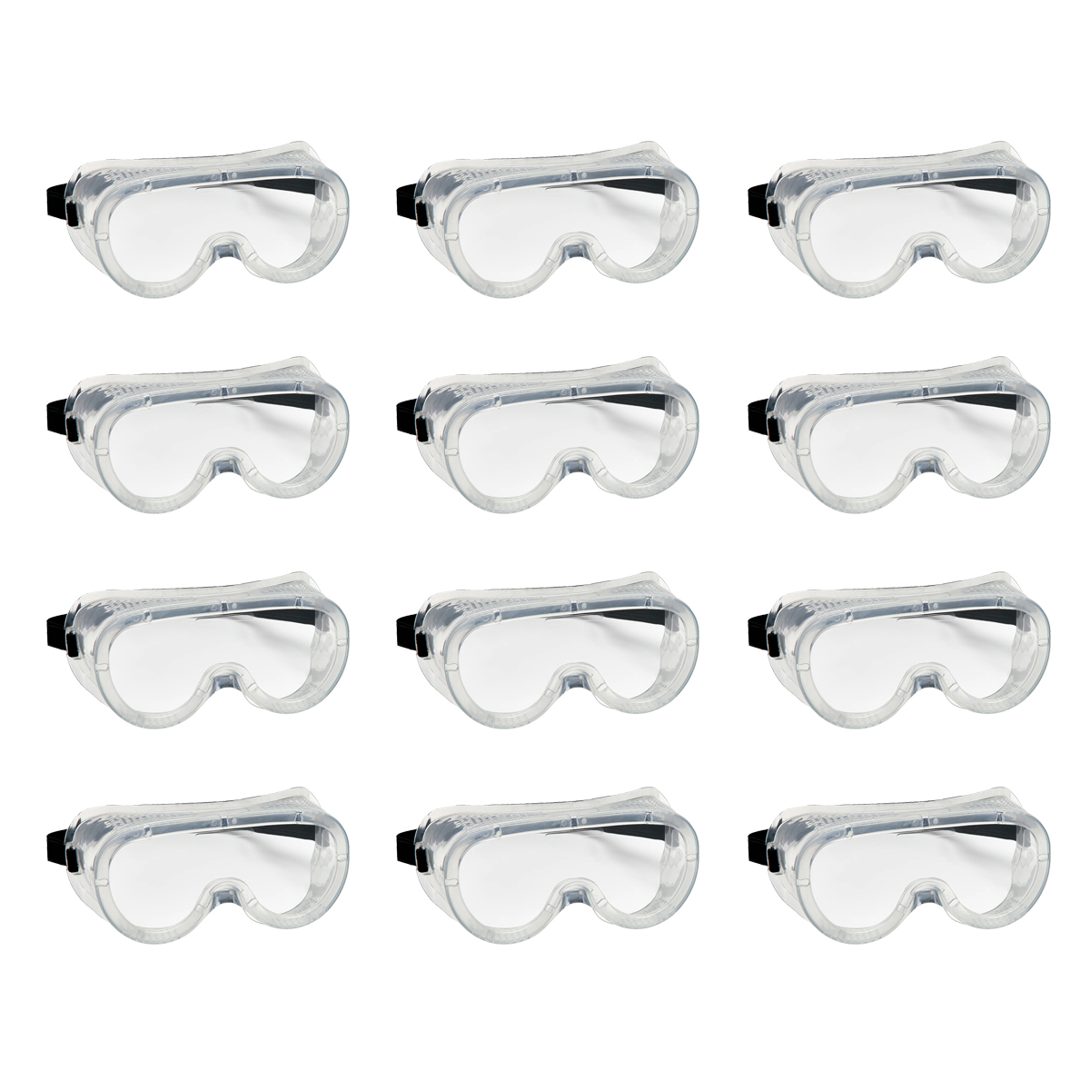 1 Dozen Standard Safety Goggles