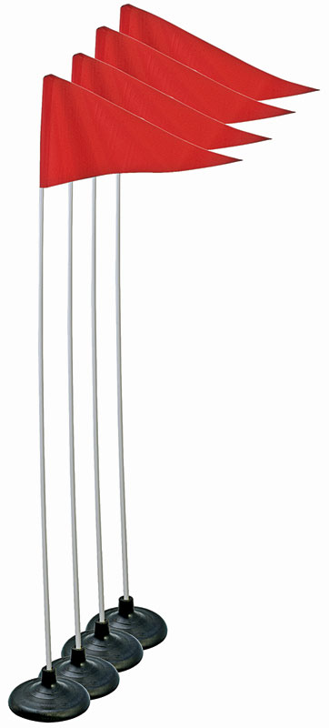 Corner Flag Set with Rubber Base