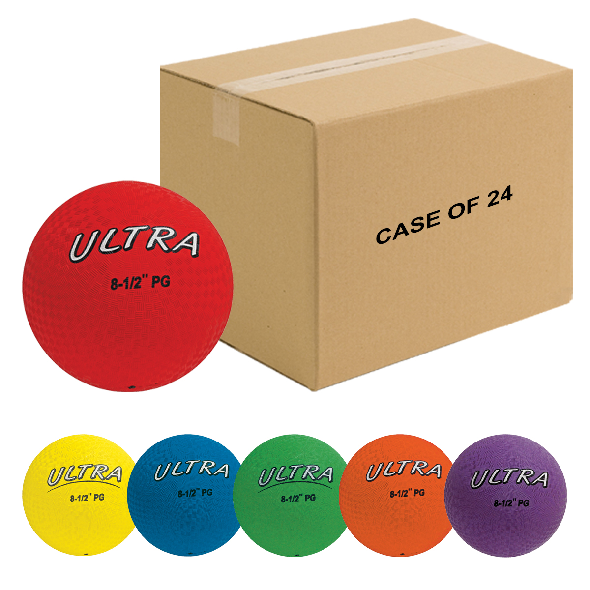 Case of 24 Ultra 8-1/2" Playground Balls