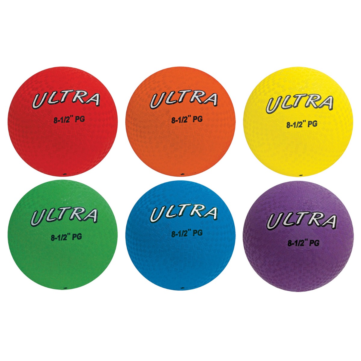 Ultra Playground Balls 6-Color set of 6