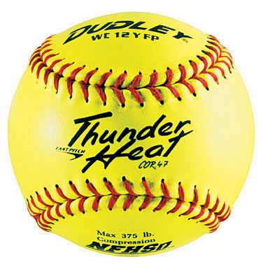 Dudley WC12YFP Thunder Composite NFHS case of 72 .47/375 Softballs