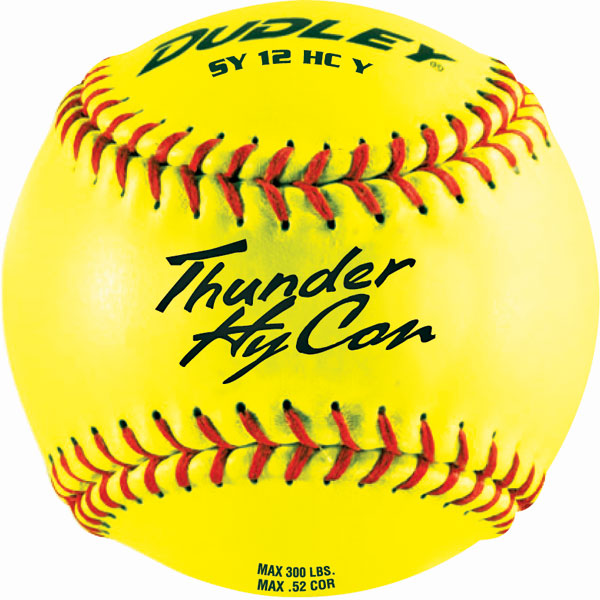 Dudley Thunder HyCon Synthetic case of 72 .52/300 Softballs