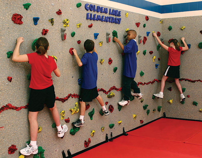 20' W x 8' H Traverse Climbing Wall w/ 100 Holds