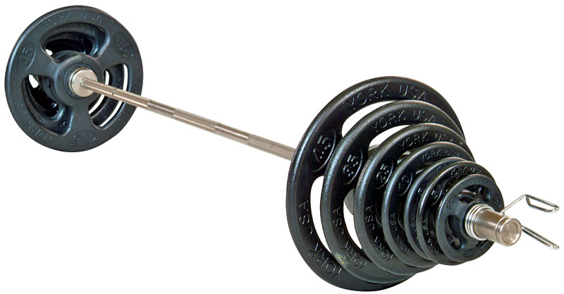 York 300 lb. ISO-Grip Olympic Sets