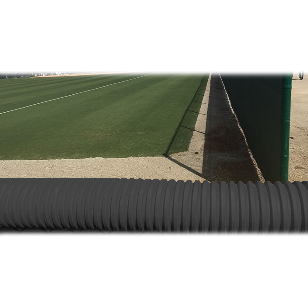 Polycap 100' Black Fence Tubing