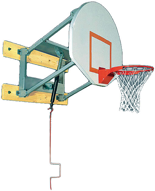 Adjustable Height Steel Backboard