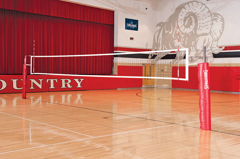 Spalding 2 Court Steel Volleyball System