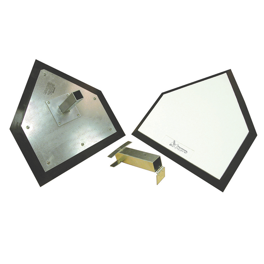 Major League Home Plate with Anchor