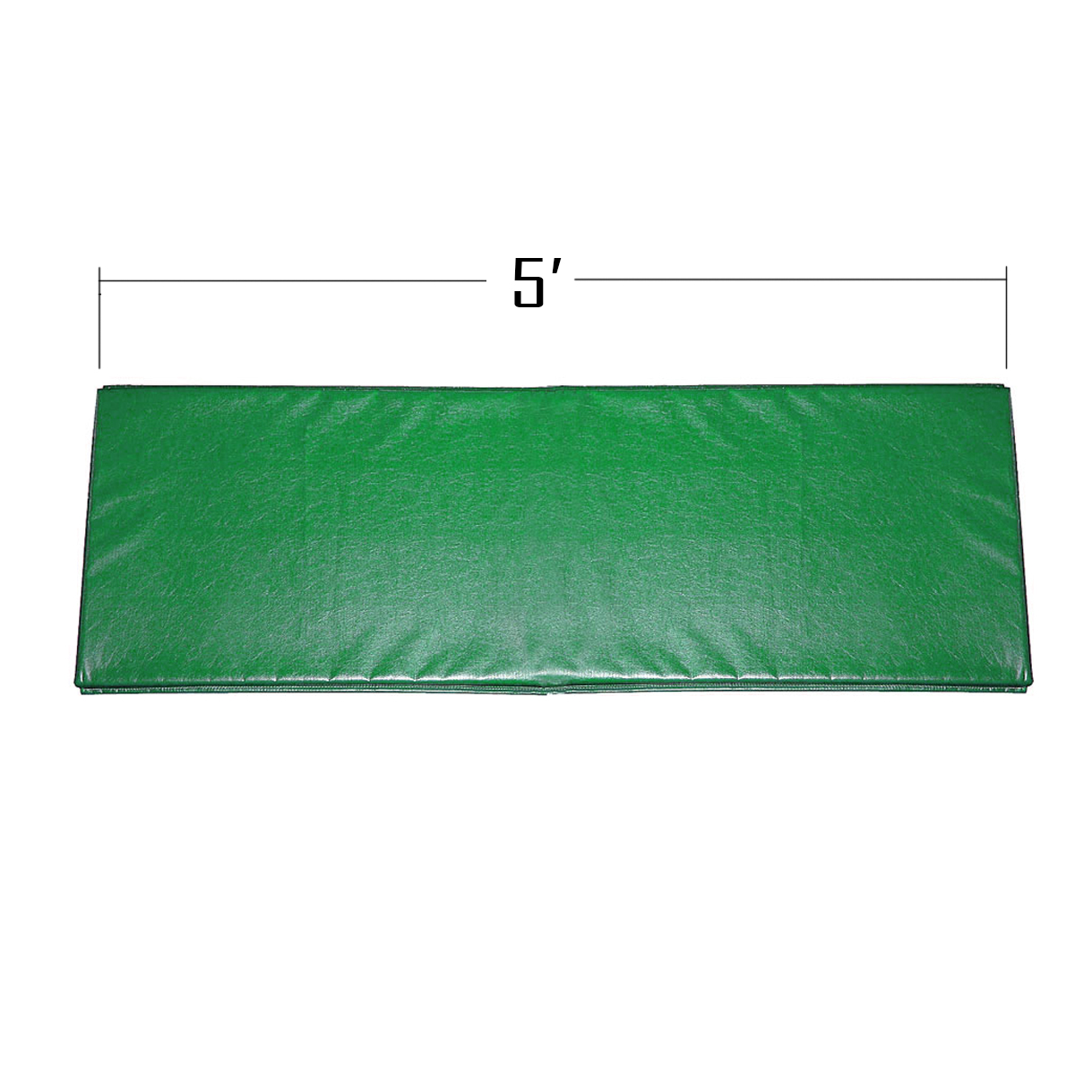 5' x 2' x 1" thick
