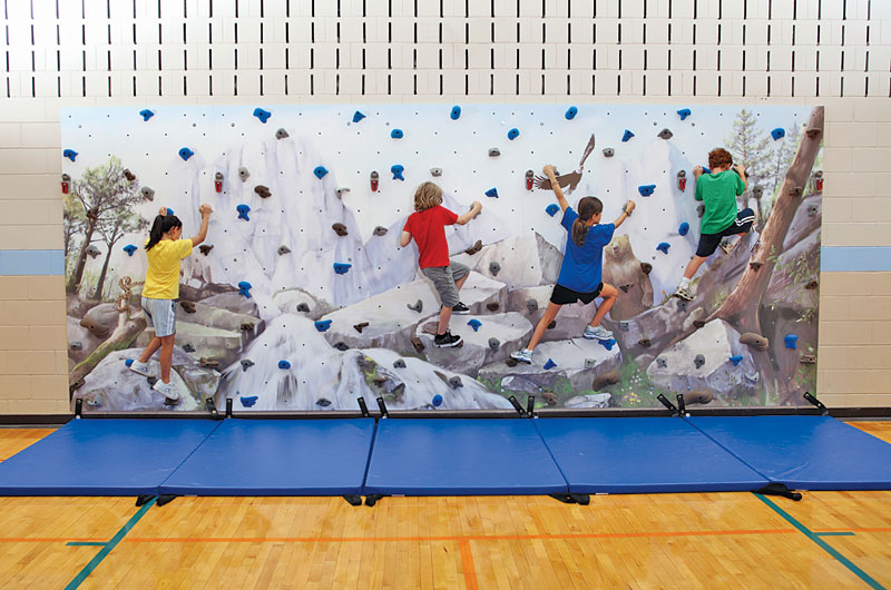Mural for Climbing Walls