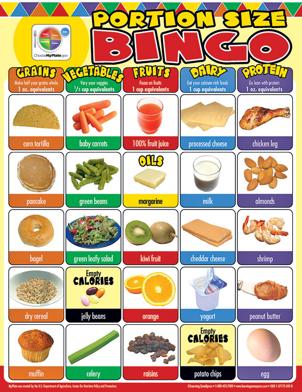 MyPlate Bingo