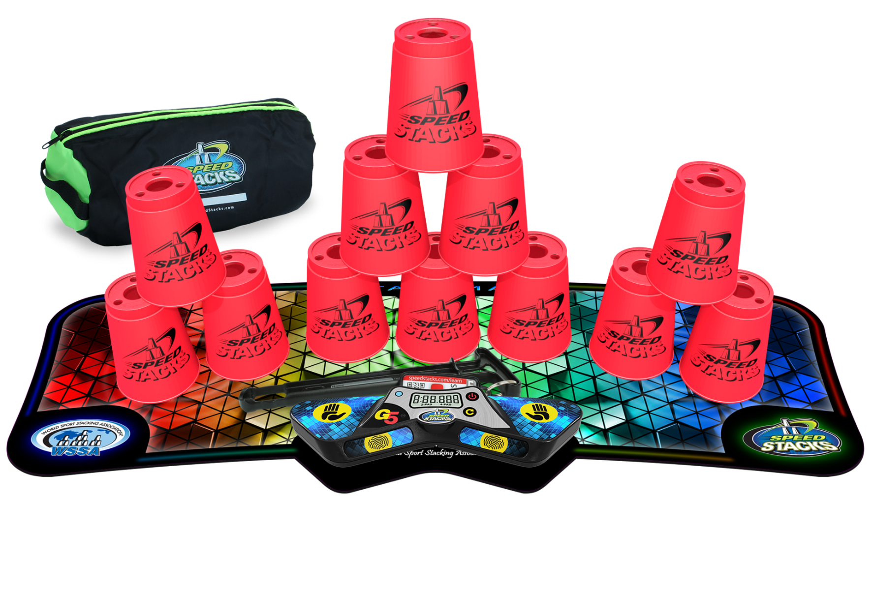 Neon Pink Speed Stacks Starter Pack