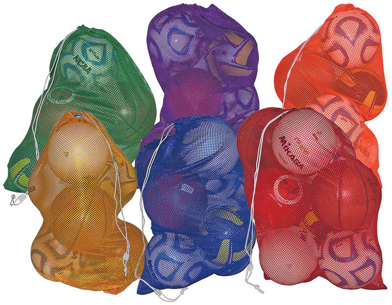 Economy Mesh Ball Bags 6-Color Set