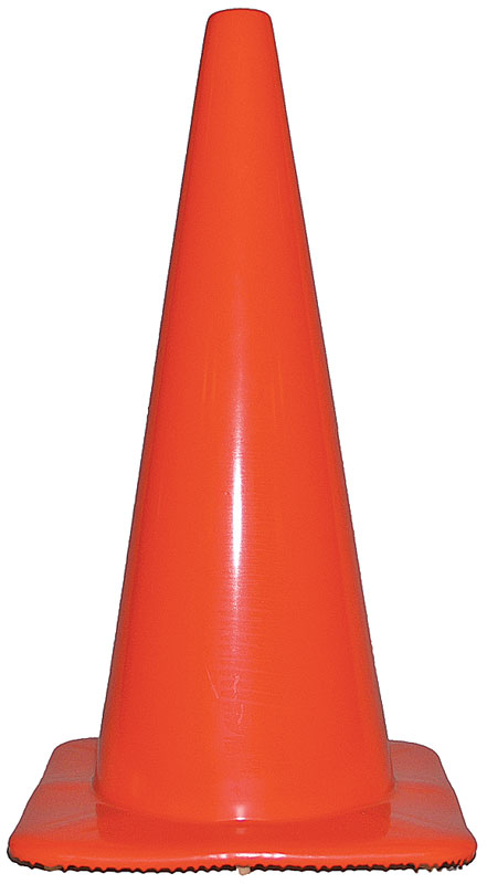 28" Orange Vinyl Cone