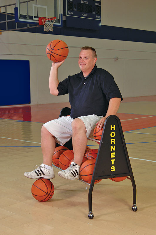 Bison Heavy-Duty Ball Cart