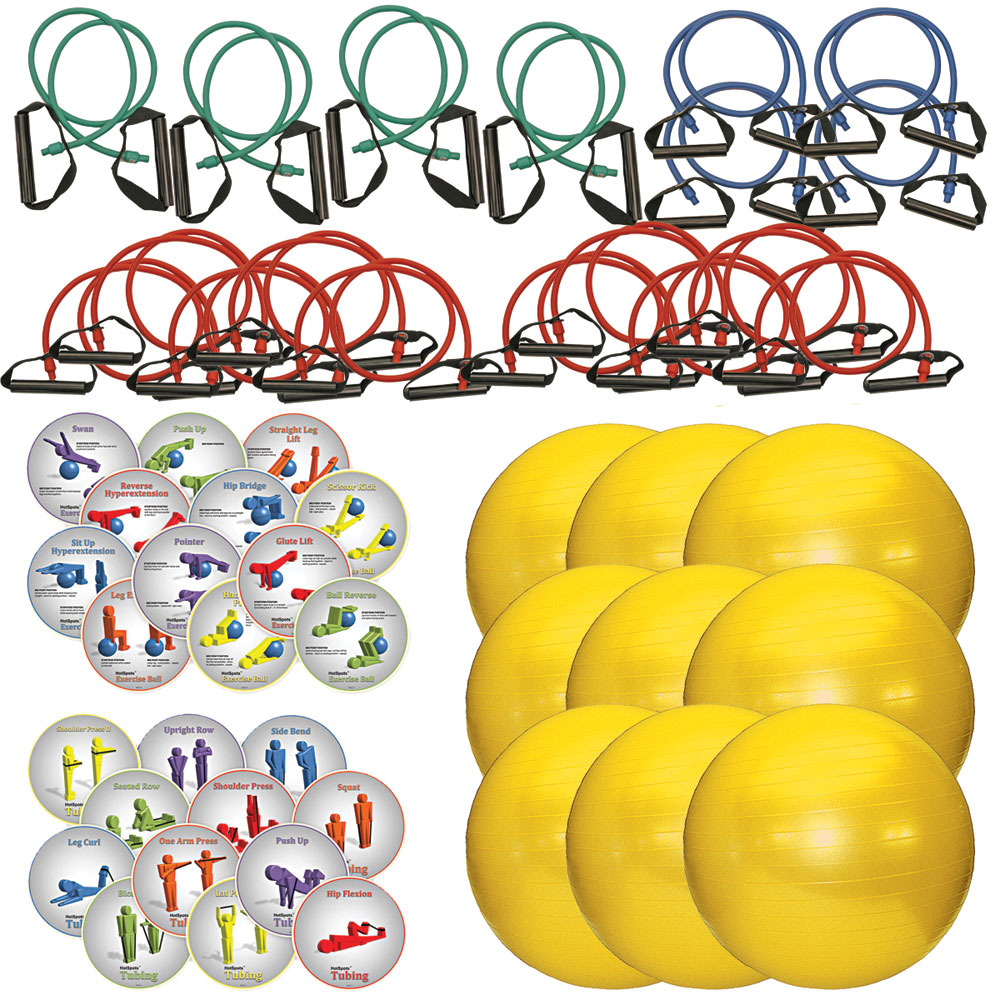 9-student pack of 22" balls
