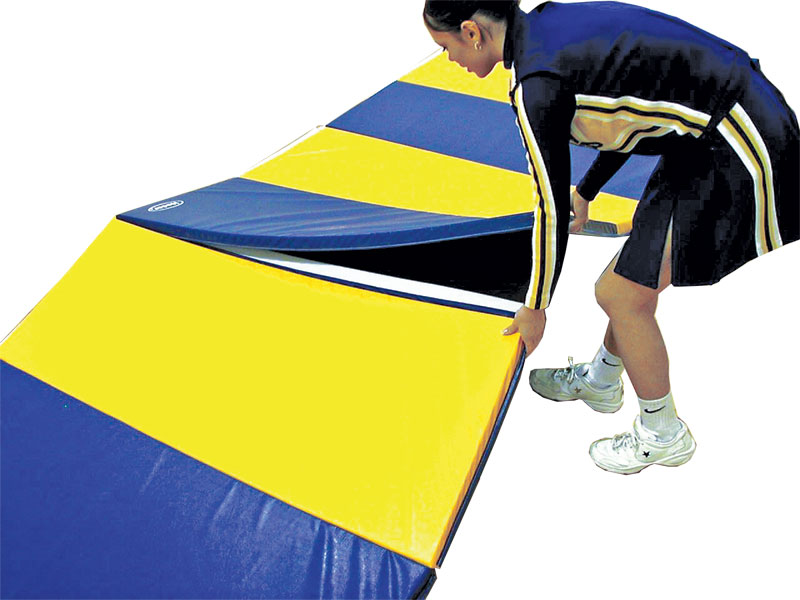 4' x 6' Firm Folding Mats, 1-1/2" polyethylene (Multiple Options)