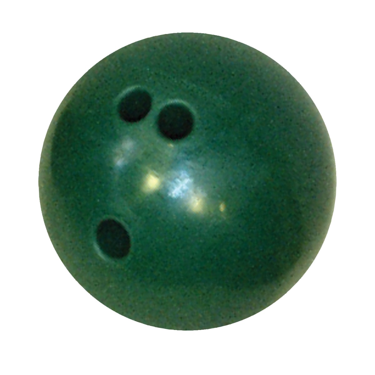 5 lb Green Rubberized Plastic Bowling Ball