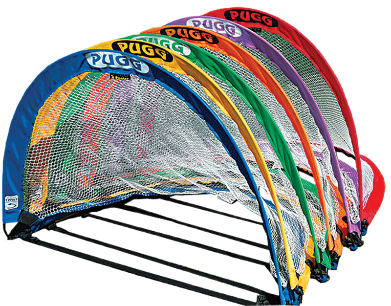 Pugg Soccer Goals, 6-Color Sets of 6