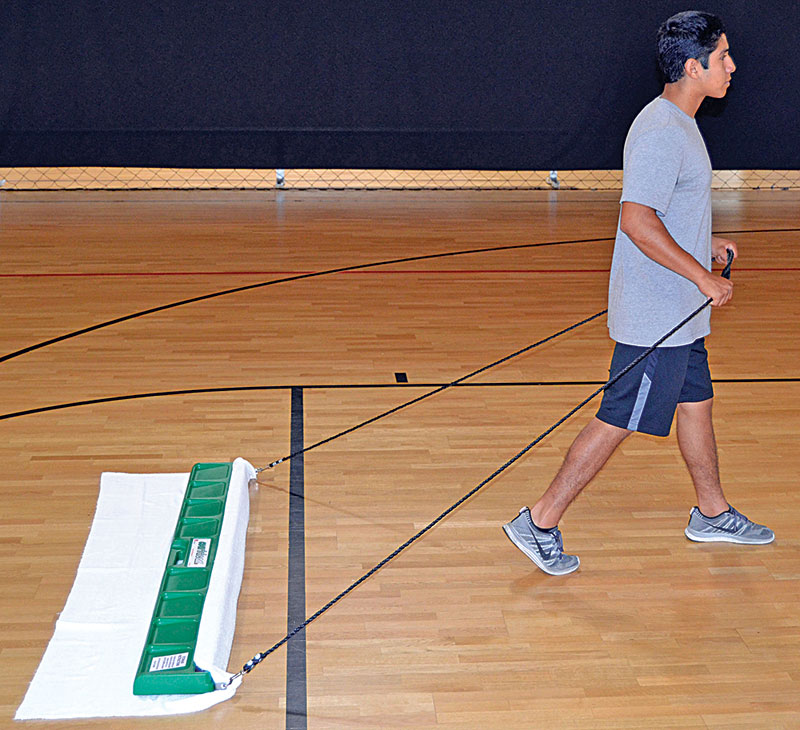 6' Courtclean Damp Basketball Court Mop 