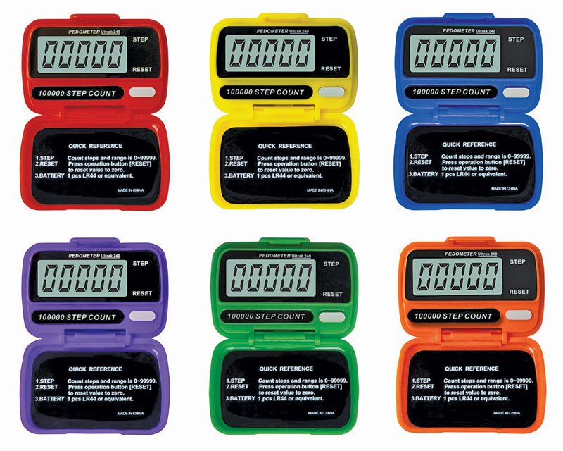 Ultrak Step Pedometers (set of 6)