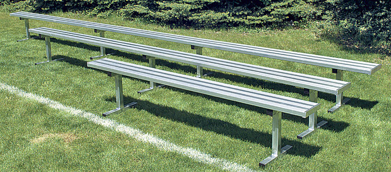 21'L Surface-Mounted Unpainted Bench
