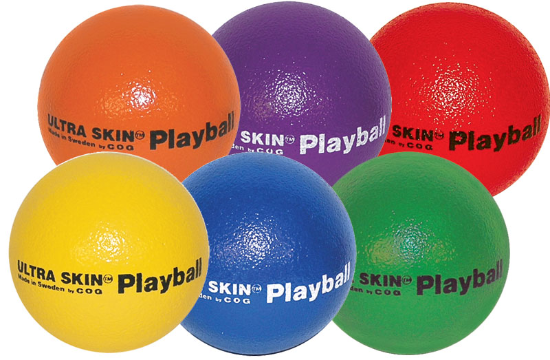 Ultra Skin Playball 6-Color Foam Ball Set
