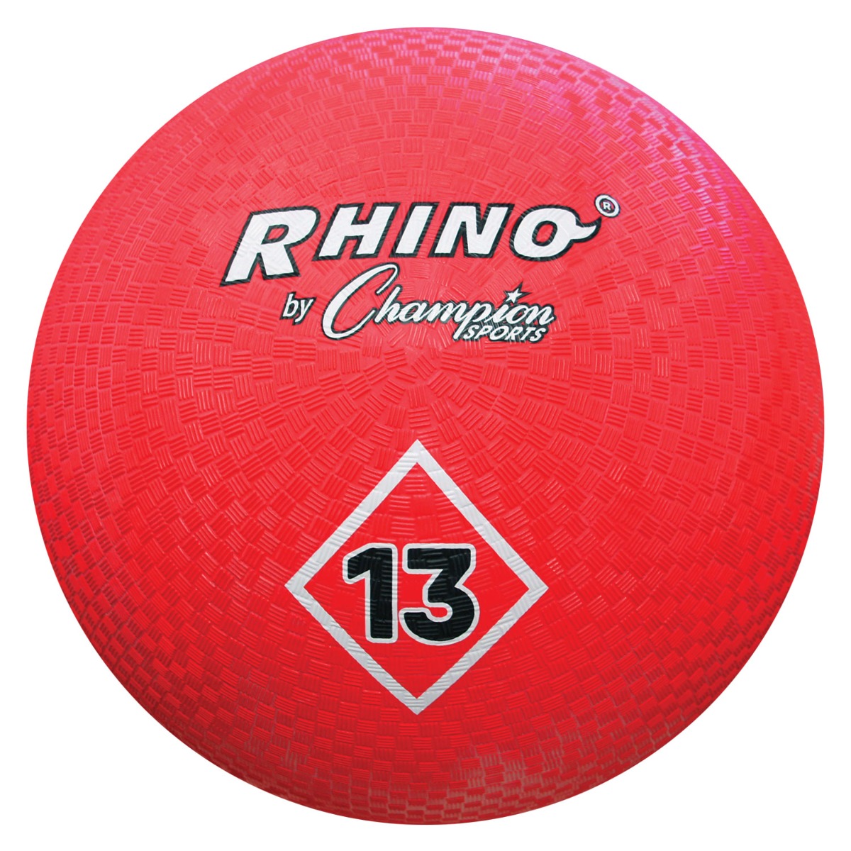 Rhino 13" Playground Ball (Red)