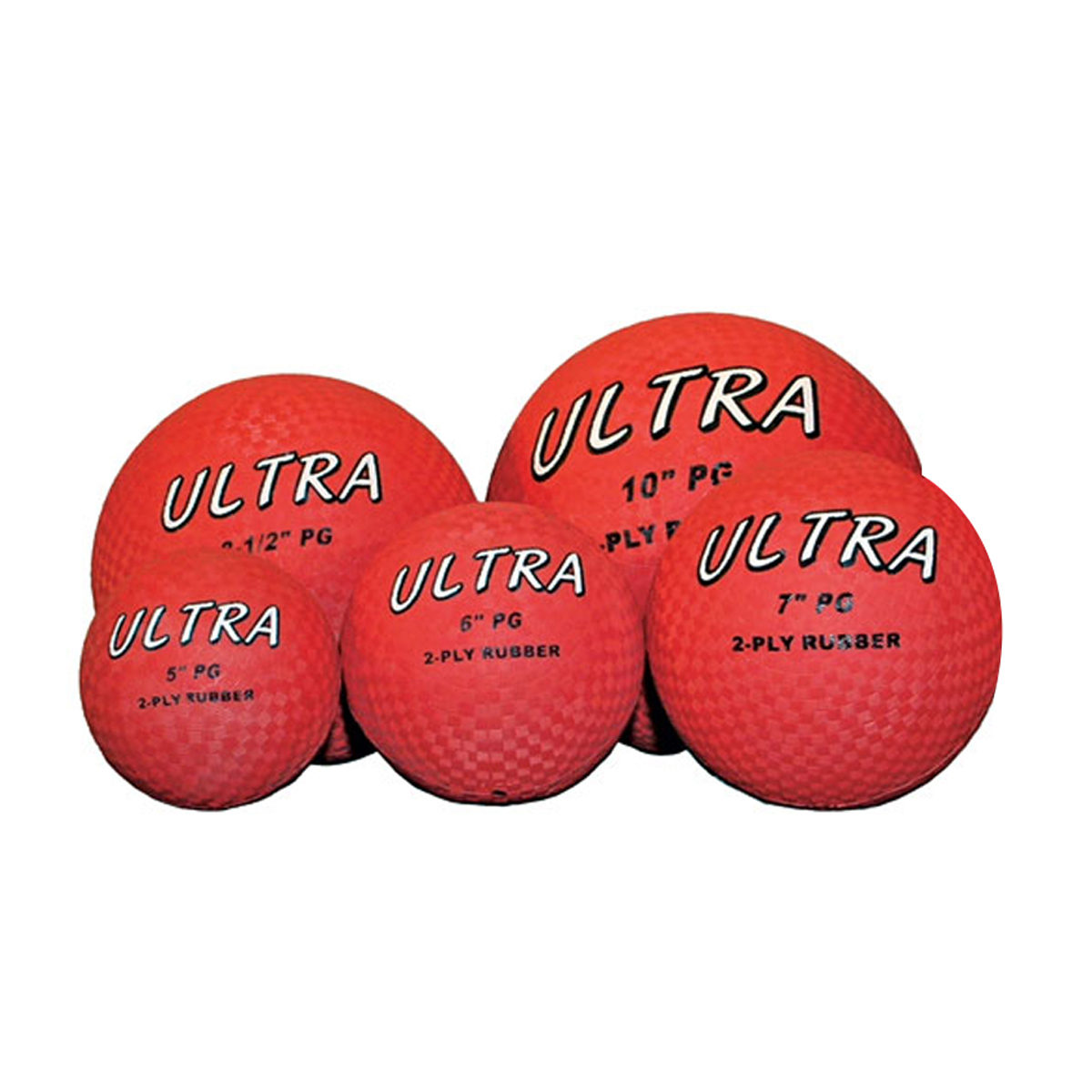 Ultra Red Playground Balls