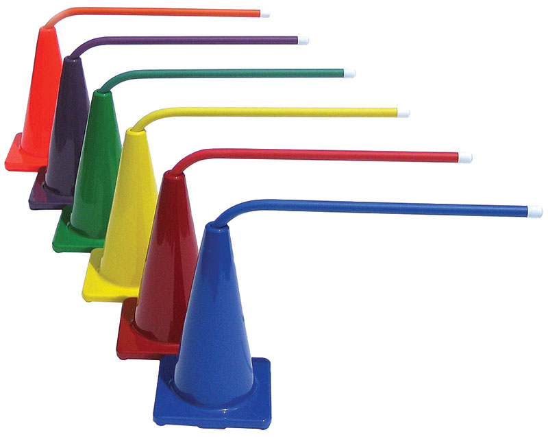 30" L-Shaped Cone Hurdles