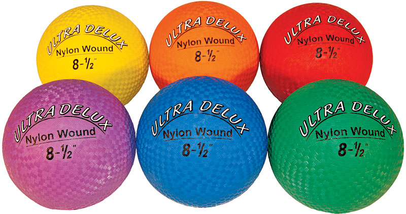 Ultra Delux Playground Ball 6-Color Set