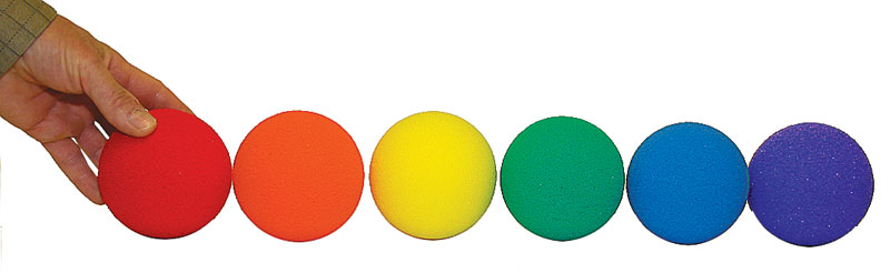 High Bounce Foam Softball/Tennis Ball Set of 6