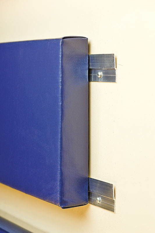 Z-Clip Wall Attachment System for Removable Wall Pads