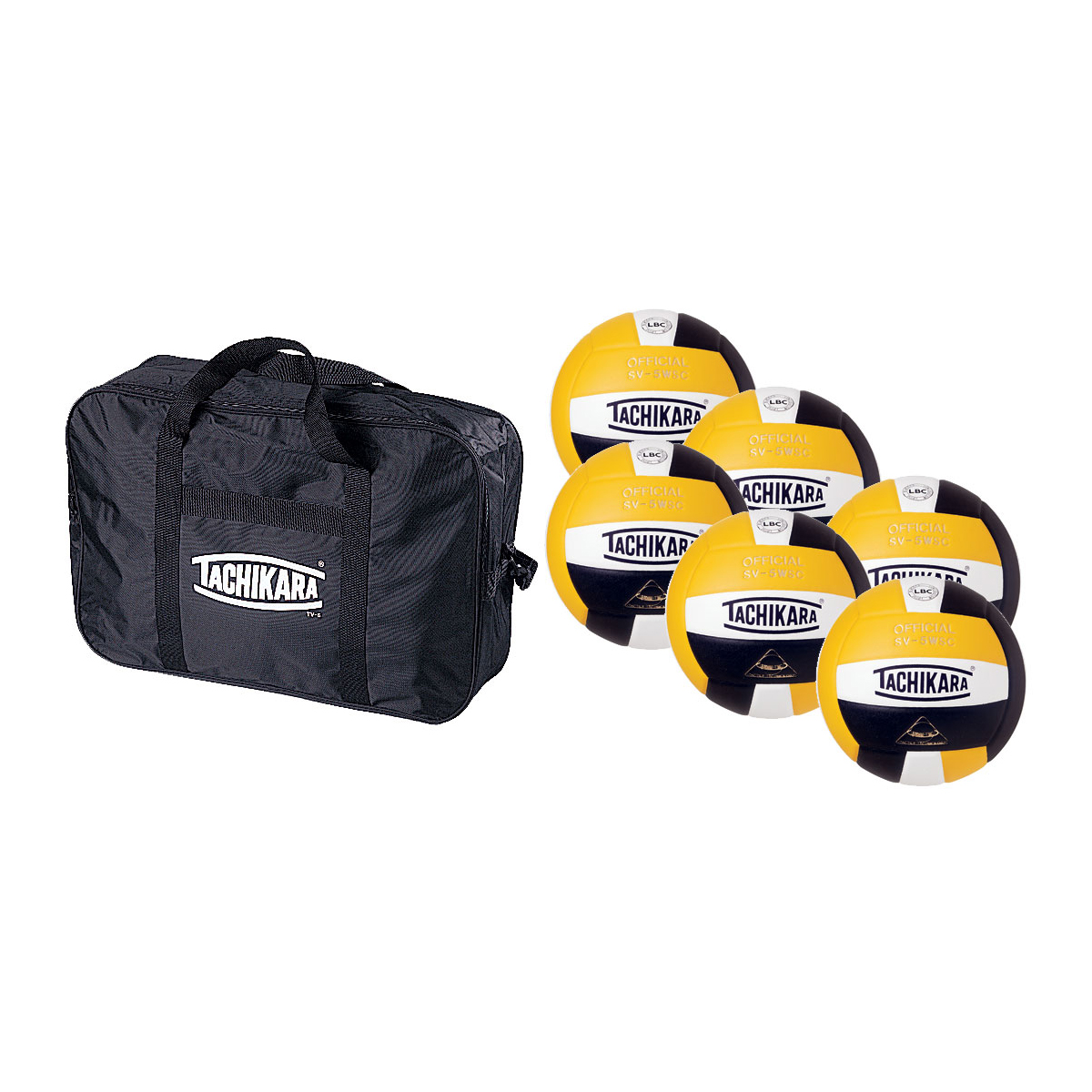 Tachikara SV5WSC Black Volleyball Pack II