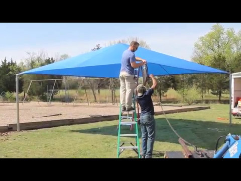 12' x 20' Blue Shade Structure